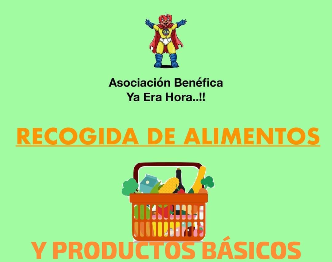 Cartel de YEH recogida de alimentos 2023